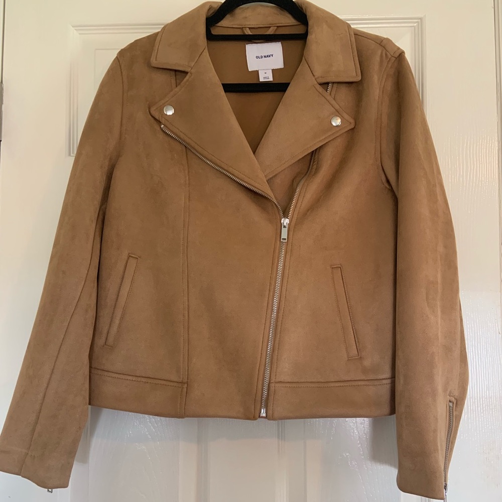 Faux Suede Jacket